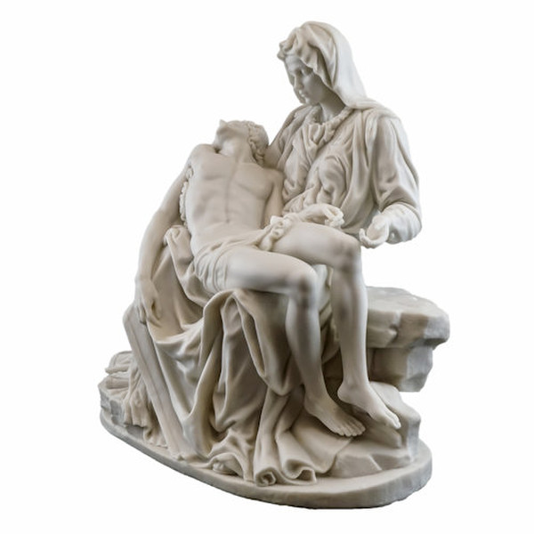 Pieta By Michelangelo Statue 10" H Replica